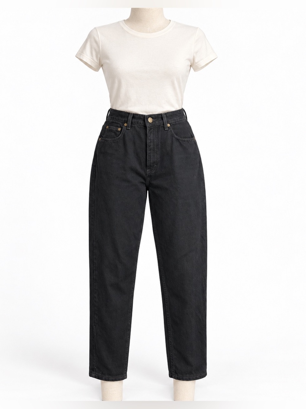 Eddie Bauer Black High Rise Cotton Mom Jeans Women’s Size 10